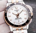 Copy Tissot Seastar 1000 Automatic Citizen Watch Two Tone Rose Gold 42mm for Men